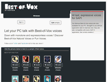 Tablet Screenshot of best-of-vox.com